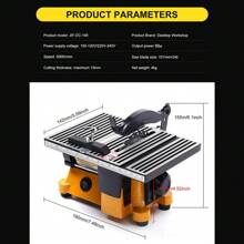 4" Mini Table Saw Circular Saw Cutting Wood Cutter Woodworking Bench Tool NEW - 1 - View 6