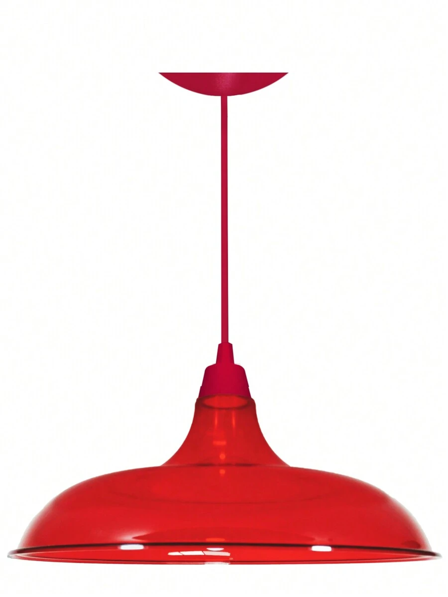 Chandelier Pendant Lamp Prato Bedd Retro Style 32cm Colors - Translucent Red - View 1