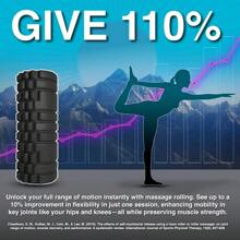 321 STRONG Foam Roller - Medium Density Deep Tissue Massager For Muscle Massage And Myofascial Trigger Point Release, With 4K EBook - Blue - View 2