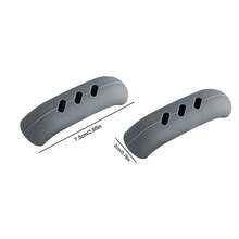 Silicone Pan Cover, Heat-Insulating Support Stand, Kitchen Utensils, 2 Pcs. CUOA - Red - View 8