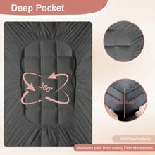 JustLet Quilted Mattress Topper Mattress Topper Mattress Protector Extra Thick Mattress Pad Cover Fluffy Mattress Cover Machine Washable