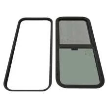 YUNRUX Caravan Motorhome Caravan Hinged Window Caravan Window 1000x450mm Motorhome Window Caravan Side Window Tinted Hinged Window RV Camper Window - 黑色 - 查看 10