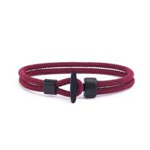 1pc Milan Rope Bracelet, Ocean Series Anchor Braided Rope Bracelet, Creative Unique Design, Suitable For Men & Women, Daily Wear - Simple Buckle - View 17