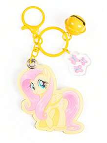 1pc  Acrylic Jingle Bell Keychain Backpack Charm, Pinkie Pie & Twilight Sparkle Design, Suitable Gift For Couples, BFFs, Family, Birthday, Party Party Favors Wedding Gifts Birthday Gifts Graduation