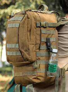 خطاف نايلون تكتيكي للزجاجات المائية للاستخدام الخارجي - كارابينر متعدد الوظائف، مناسب لزجاجات المياه المحمولة وزجاجات المياه المعدنية! (يمكن اختيار طريقة الارتداء بحرية) حقيبة ظهر/لوازم مدرسية - الأسود - مشاهدة 6