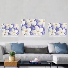 Framed-3D Floral Canvas Print, Fresh And Natural-Style Art Decor, Suitable For Bedrooms, Kitchens, Dining Rooms, Living Rooms, Offices, And Other Home Decor Wall Spaces     Abstract Canvas Painting, Modern Luxury Style Art Decorative Painting, Suitable For Bedroom, Kitchen, Dining Room, Living Room, Office And Other Home Decoration Wall