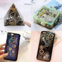 50 克蒸汽朋克齿轮饰品古铜色吊坠饰品手链工艺金属饰品适用于珠宝制作 DIY 用品