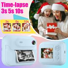 Kids Camera Instant Print,Children Instant Cameras That Print Photos,Christmas Birthday Gifts For Girls Boys Age 3-12,Portable Toy For 3 4 5 6 7 8 9 10 Year Old Toddler