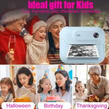 Kids Camera Instant Print,Children Instant Cameras That Print Photos,Christmas Birthday Gifts For Girls Boys Age 3-12,Portable Toy For 3 4 5 6 7 8 9 10 Year Old Toddler