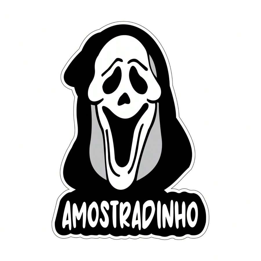 Sample Vinyl Sticker Various Models Motorcycle/Car/Notebook - Black and White - View 1