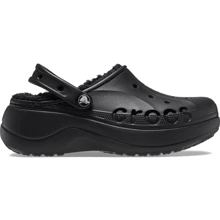Crocs Baya  Platform  Lined  Clog  Blk - màu đen - Xem 1