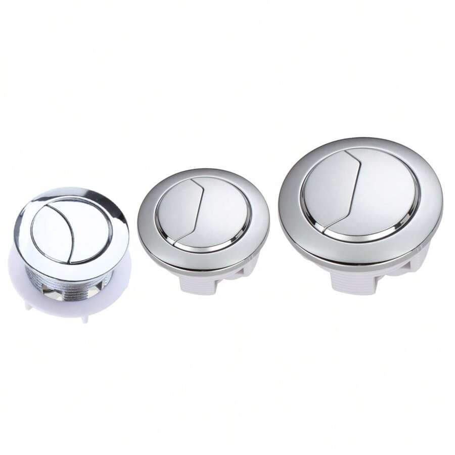 Round Toilet Push Button Double Push Flushing Button Adjustable Toilet Water Tank Button For Home Hotel Public Toilet Easy To Install - Multicolor - View 1