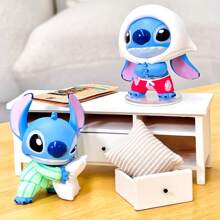 Miniso 1个史迪奇战斗系列角色惊喜盲盒，随机款式桌面摆件、客厅装饰，史迪奇粉丝必备 - 彩色 - 查看 9