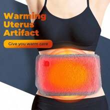 Heated Waist Massage Belt, 3 Temperature Modes, Provides Lower Back Support And Core Stability, USB Powered - Grey - View 3