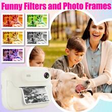 儿童相机即时打印，适合 4 5 6 7 8 9 10 11 12 岁女孩男孩的儿童数码相机，配有 2 卷打印纸。返校。劳动节、五朔节花柱节、欧洲日、母亲节 - 彩色 - 查看 8