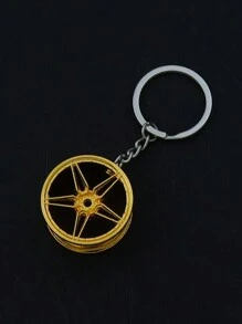 1pc Brake 360 Rotating Car Keychain Pendant, Creative Car Keychain Decoration, A Unique Gift For Car Lovers