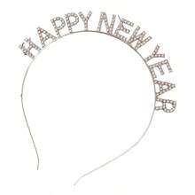 Women's New Year Headwear, Rhinestone New Year Headwear, 2025 New Year Supplies, New Year Headwear, New Year Decorations