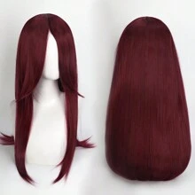 FULCRUM 24 Inch Pink Blue Green Black Anime Costume Long Straight Cosplay Wig Heat Resistant Synthetic Fibers Wig For Party Halloween Christmas