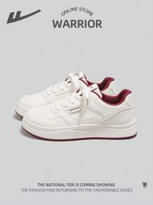 1 pereche de pantofi sport casual pentru femei, cu șireturi în față, respirabili, versatili, pantofi de mers în aer liber