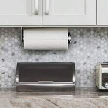 Simplehuman Wall Mount Paper Towel Holder, Stainless Steel XJDZ - 紙巾架 - 查看 4