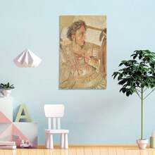1PCS Framed Battle Of Issus Mosaic Canvas Painting Alexander The Great Poster Wall Art Decoration Canvas Prints For Home Room Decoration Bedroom Decoration Gift Poster, Suitable For Living Room Dining Room Study Kitchen Hotel Office Apartment Cafe Studio Bar Bathroom Dressing Room Corridor Wall Decoration