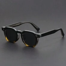 1 buc ochelari retro Boho pentru alpinism, pescuit, alergare - ramă poligonală cu ramă completă și lentile PC - ochelari decorativi de înaltă calitate pentru călătorii în aer liber, pentru vacanță de vară la plajă, în aer liber, călătorii