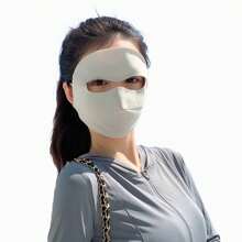 1pc UPF 50+ Face Mask For Women, Washable & Reusable, Suitable For Outdoor Running