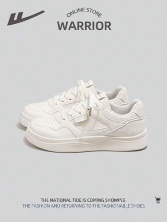 WARRIOR 1 双女式运动休闲系带运动鞋，透气百搭低帮户外步行鞋