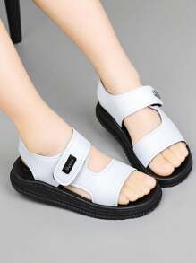 1 Pair Baby/Toddler Soft-Sole Summer Sandals, Boys/Girls Learning To Walk Shoes