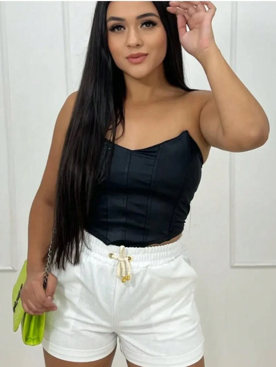 Women Shorts - Màu be - Xem 1