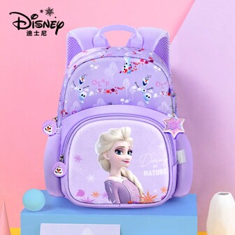 Disney Frozen Princess Elsa Small Schoolbag Cute Cartoon Handheld Lightweight Children's Backpack Cartoon Schoolbag Anime Kindergarten Schoolbag