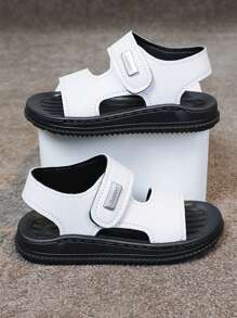 1 Pair Baby/Toddler Soft-Sole Summer Sandals, Boys/Girls Learning To Walk Shoes