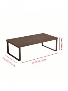miwoo 1pc Desktop Computer Monitor Stand Riser Shelf Back To School