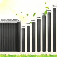 Lospitch PVC Privacy Screen With Reinforced Slats And W-Structure - Weatherproof Fence For Garden, Balcony & Terrace, In 4 Colors And Various Sizes, UV-Resistant, Balcony Cladding, Fence Panel - 灰色 - 查看 3