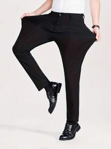 High-End Business Stretch Cooling Summer Men's Straight-Leg Office Pants