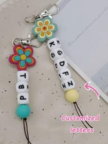 Customized Silicone Letter Beaded Keychain, Nurse Bag Charm Personalized Keyring, Fashion, Colorful, Cute, Kawaii, Y2K, Customizable, Unique, Ideal Gift For Him, Her, Boyfriend, Girlfriend, Family, Friends, Pets, Grandparents, Kids, Christmas, Winter, Fall, Holiday Treasured Personalized/Custom Keychain, Christmas Accessory,Engraved, ,Stainless,Colorful,Cute,Adorable,Funny,Kawaii,Y2K,Stylish,Unisex,Casual,Custom,Personalized,Unique,Customized,Ideal Gifts For Him,Ideal Gifts For Her,Her,Boyfriend,Girlfriend,Family,Friends,Children,School Supplies,Back To School,School Gift,For Office,For School,For Classroom,For Teacher Gifts,For University,For Colleague,For Dorm Rooms,For Teacher,For Boys And Girls,For Teenagers,Junior High School Students,Middle School Students,High School Senior High School Students,College Students,University Students,Freshman,Sophomore,Underclassmen