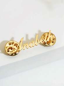 1 chiếc ghim cài áo khắc tên theo yêu cầu, huy hiệu cài áo chữ cái đầu tên cá nhân hóa, thẻ ID nhân viên tráng men, quà tặng tiệc Giáng sinh, phong cách cổ điển, giản dị, thời trang, dễ thương, tùy chỉnh, quà tặng lý tưởng cho phái nữ, gia đình, bạn bè, ông bà, đồ dùng học tập, tựu trường, quà tặng giáo viên, trang trí ký túc xá, dành cho giáo viên, sinh viên đại học, sinh viên năm nhất, năm hai, sinh viên năm ba, thanh lịch mùa đông, phụ kiện tóc cho nữ. - Nhiều màu - Xem 3