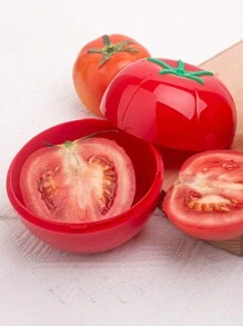 1PC/5PCS Food Crisper, Plastic Vegetable Storage Box, Refrigerator Box Storage Bowl Crisper, Refrigerator Vegetable Storage Box, Fruit And Vegetable Shaped Food Crisper, Reusable Refrigerator Box Storage Bowl Saver, Fruit Container Freezer, Onion Storage, Vegetable Storage, Onion, Lemon, Green Pepper, Tomato, Garlic Storage Container, Refrigerator Preservation, For Outdoor, Camping