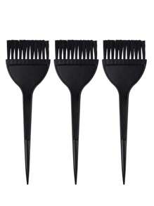 Blending Hair Teasing Comb Mixing Bowl Set Hair Color Set Salon Hair Coloring Tool Hair Color Kits Dishes Suite Boutique Bowl Cover Plastic Dye Hair Tool Set(Black)