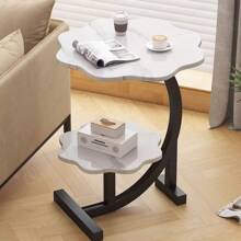 Table basse de luxe minimaliste à double couche pour le salon et la salle à manger