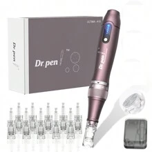 Dr.Pen A10 Pen - Care Tool Kit With 10PCS 0.25MM Replacement Cartridges - 紫色 - 查看 1