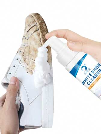 6.76 Oz Shoe Cleaner , White Sneaker Cleaner, Water-Free Foam Sneaker Cleaner, White Shoe, Suede, Boot, Canvas, PU, Fabric, Etc Sneaker Cleaning Set.