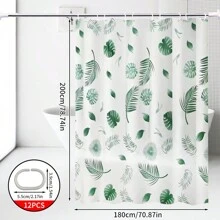 Bathroom Shower Curtain Set, Waterproof, Mildew-Proof, No-Drill Shower Curtain, Bathroom Window Curtain, Divider Curtain For Shower/Bath