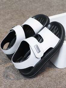 1 Pair Baby/Toddler Soft-Sole Summer Sandals, Boys/Girls Learning To Walk Shoes