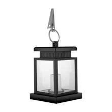 1 pièce Lampe solaire, Lumière de nuit de cour à LED, Bougie suspendue à LED, Décoration de jardin et de maison, Lumière de cour, Atmosphère rétro, Convient pour la décoration extérieure de la maison et du jardin avec éclairage LED