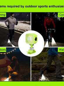 Luces Lamparas Linternas Mini Led Para Zapatos 2 Piezas Recargables Portatiles Ligeras
