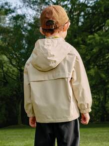 Balabala Kids' Protective Jacket, Color-Block Spring Coat