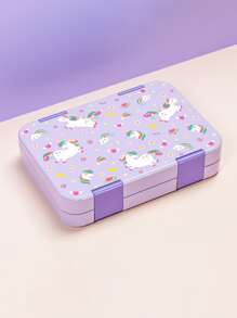 Yocity 1 pieza Fiambrera, Fiambrera dividida, Caja Bento desmontable, Caja de merienda robusta, para picnic, para cantina, organizadores y almacenamiento de cocina, accesorios de cocina - Caja Bento desmontable, adecuada para trabajo y viajes, útiles escolares