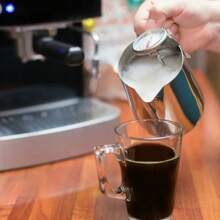1 Stück Edelstahl Kaffee Thermometer, Küchen Milch Stifttyp mit Clips, präzises Thermometer, herausziehbare Blumennadel für handgebrühten Kaffee