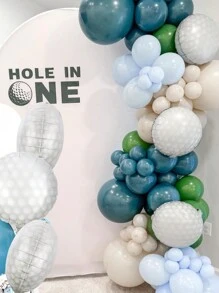 6pcs/Set 18-Inch Golf Theme Balloons, Suitable For Golf Party Decor, Sports Theme Party Decor, Golf Balloons, Birthday Party, Graduation Party Decorations, Easy To Hang And Inflate - Multicolor - View 7